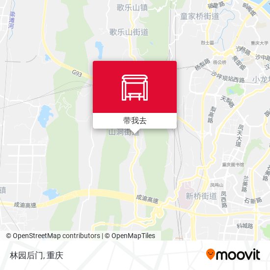 林园后门地图