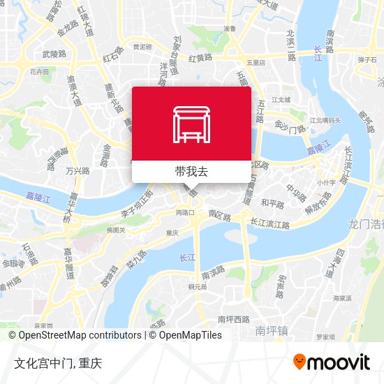 文化宫中门地图