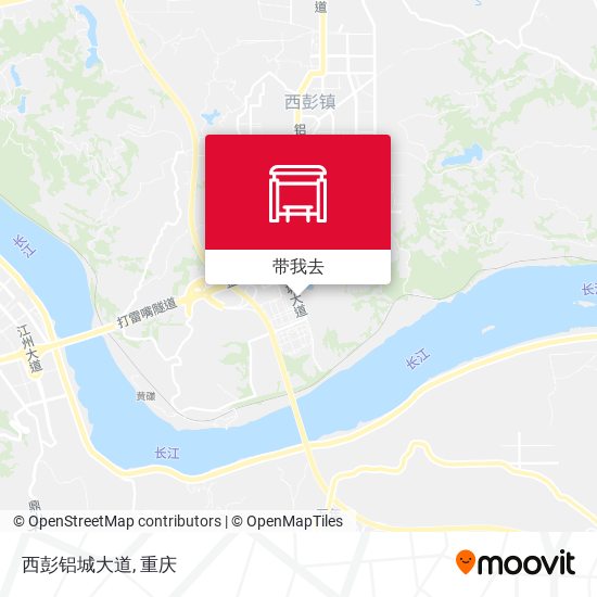 西彭铝城大道地图