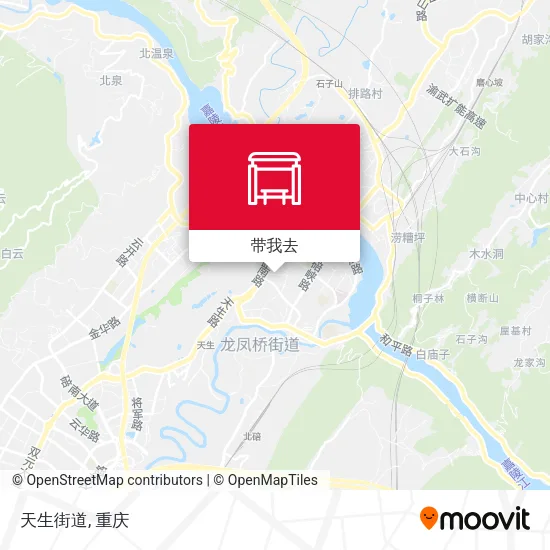 天生街道地图