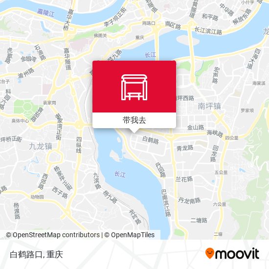 白鹤路口地图