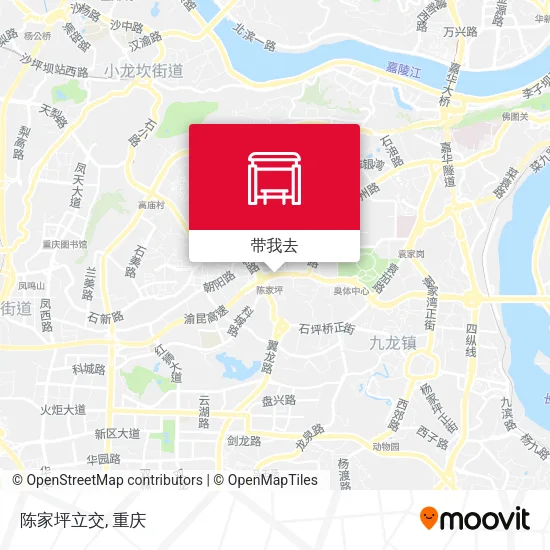 陈家坪立交地图