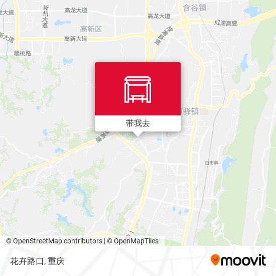 花卉路口地图