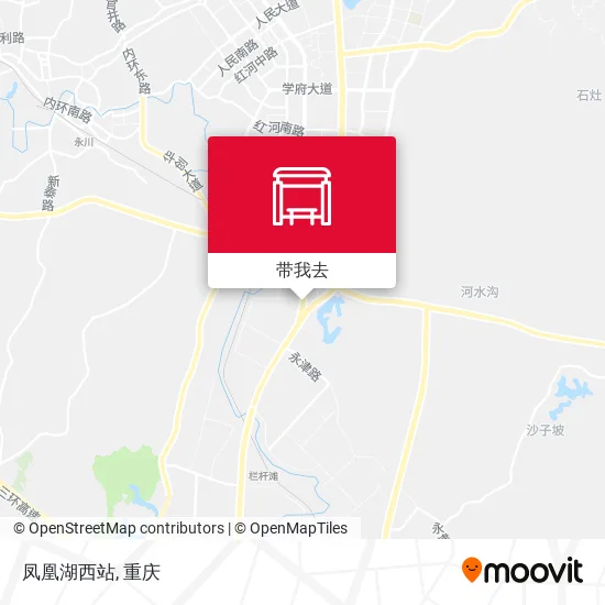 凤凰湖西站地图