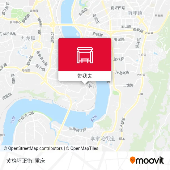 黄桷坪正街地图