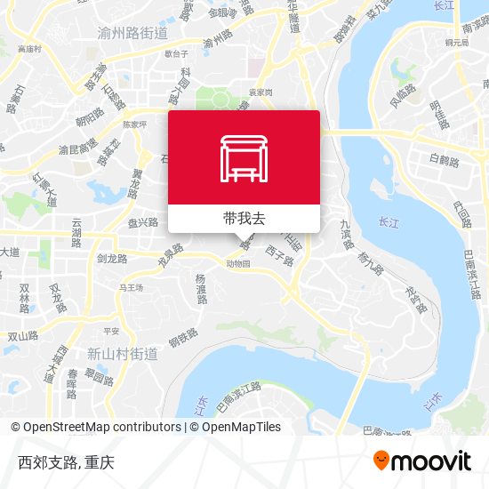 西郊支路地图