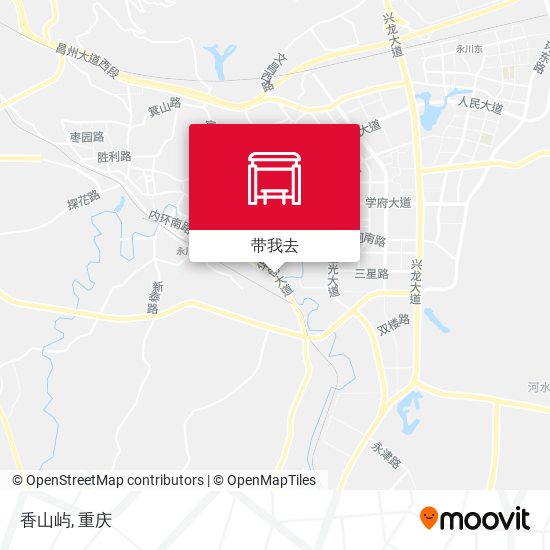 香山屿地图