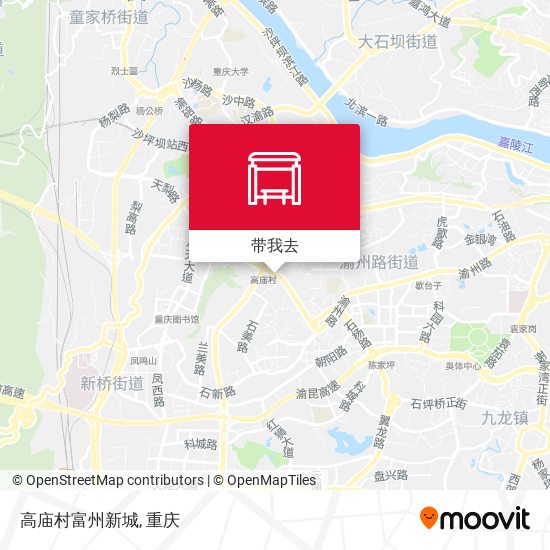 高庙村富州新城地图