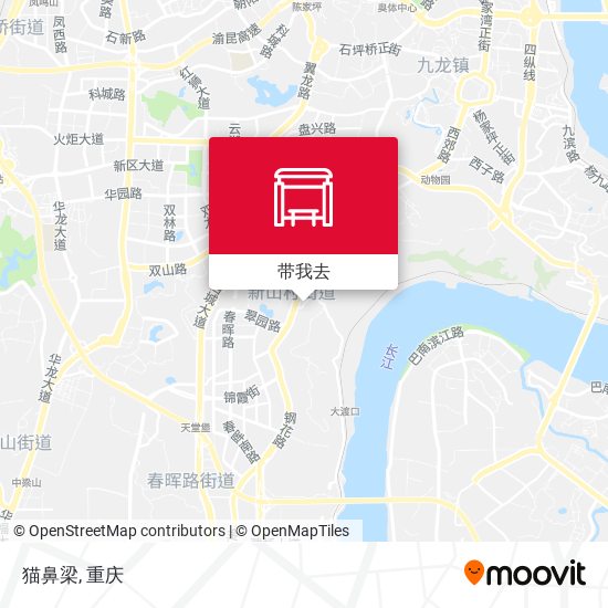 猫鼻梁地图