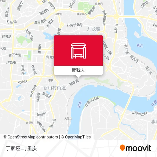 丁家垭口地图