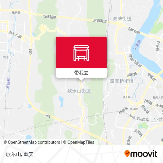 歌乐山地图