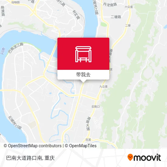 巴南大道路口南地图