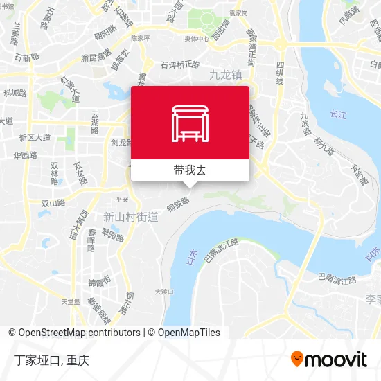 丁家垭口地图