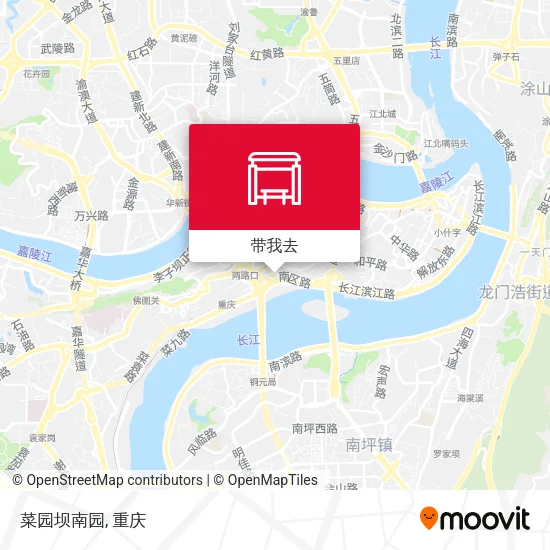 菜园坝南园地图