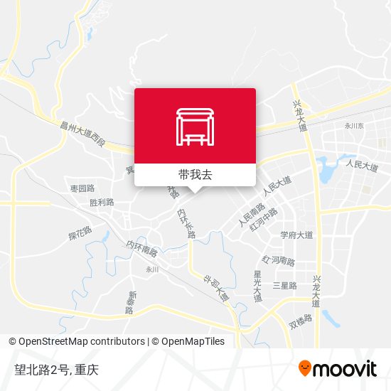 望北路2号地图