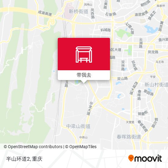 半山环道2地图