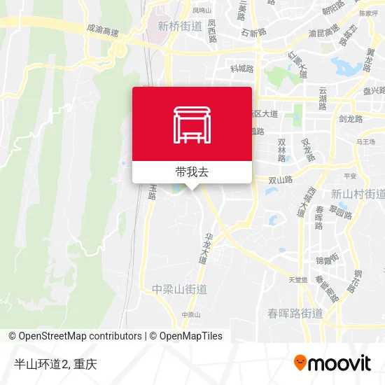 半山环道2地图
