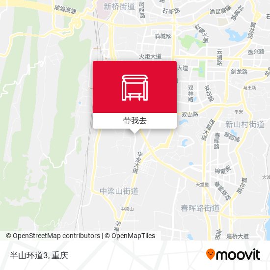 半山环道3地图