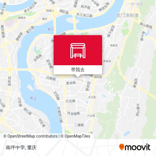 南坪中学地图