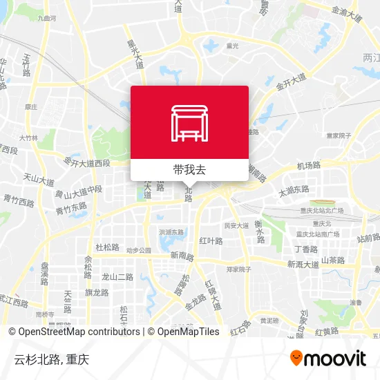 云杉北路地图