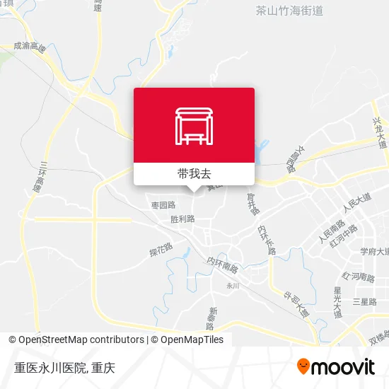 重医永川医院地图