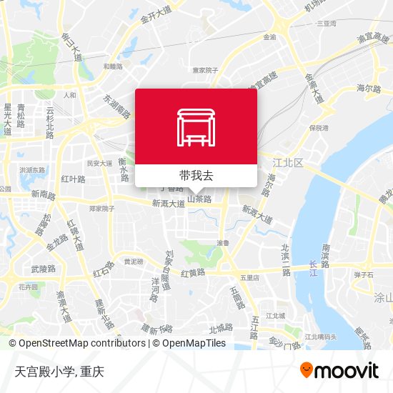 天宫殿小学地图