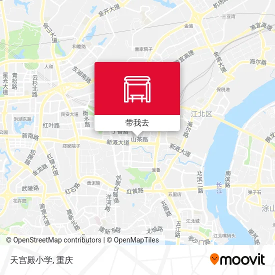 天宫殿小学地图
