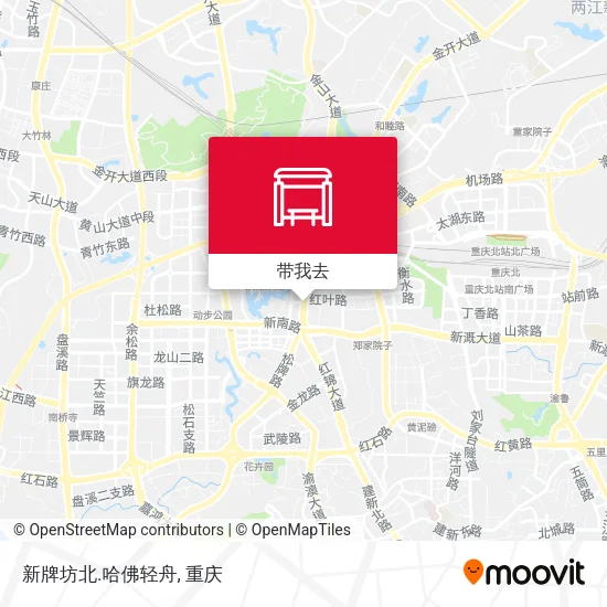新牌坊北.哈佛轻舟地图