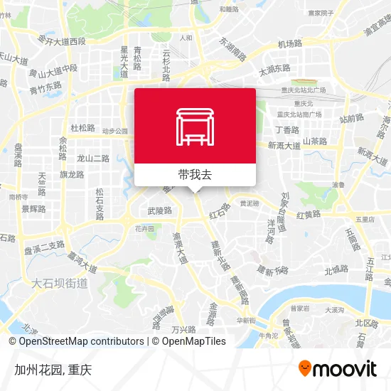 加州花园地图
