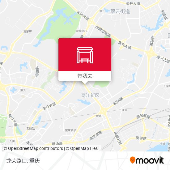 龙荣路口地图