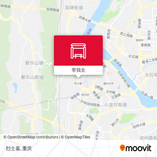 烈士墓地图