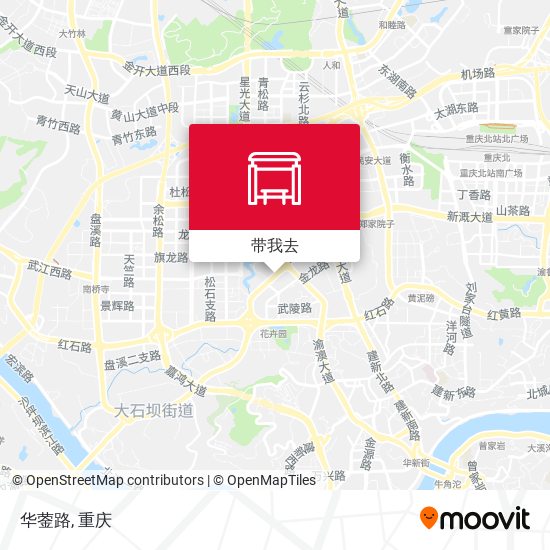 华蓥路地图
