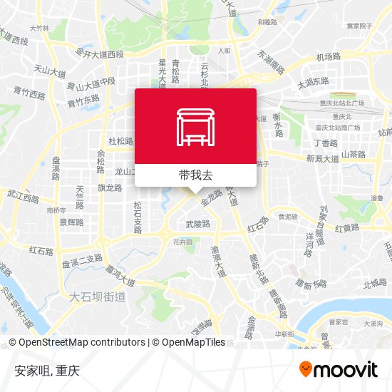 安家咀地图