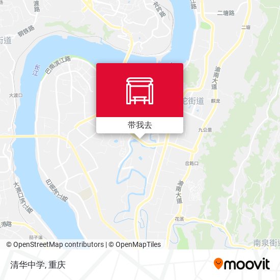 清华中学地图