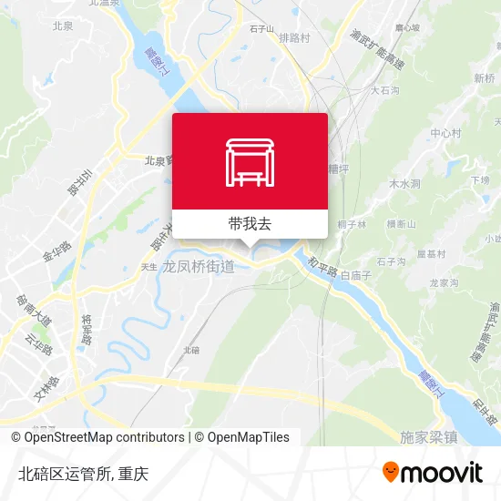 北碚区运管所地图
