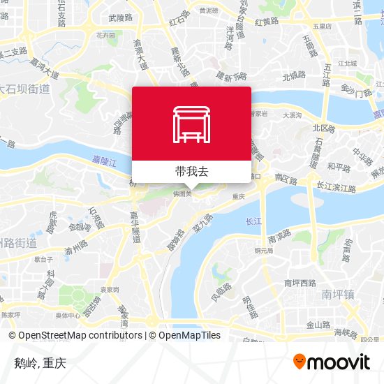 鹅岭地图