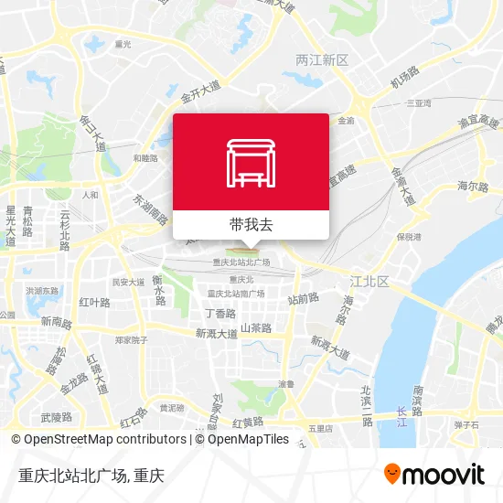 重庆北站北广场地图