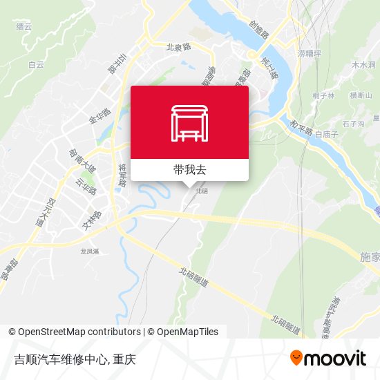 吉顺汽车维修中心地图