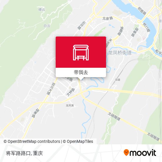 将军路路口地图