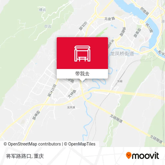 将军路路口地图
