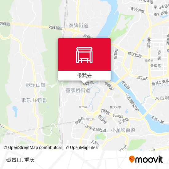 磁器口地图