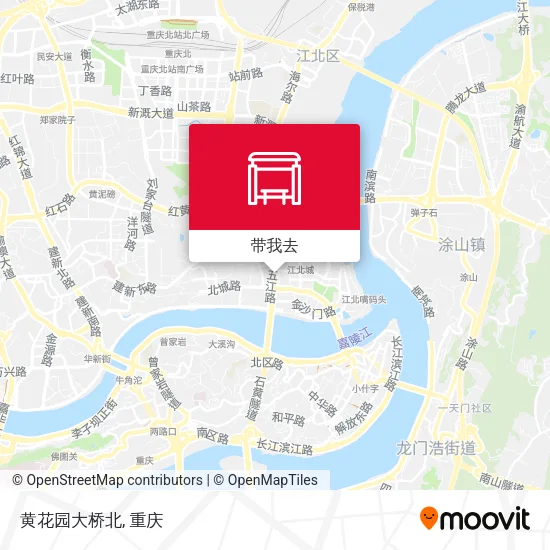 黄花园大桥北地图