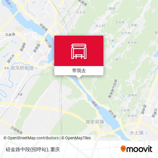 碚金路中段(招呼站)地图