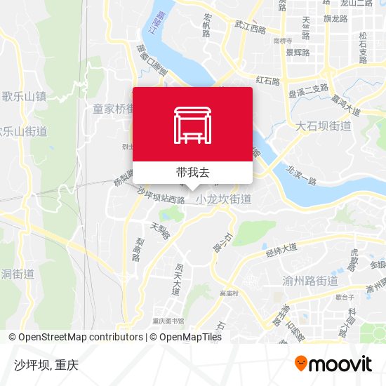 沙坪坝地图