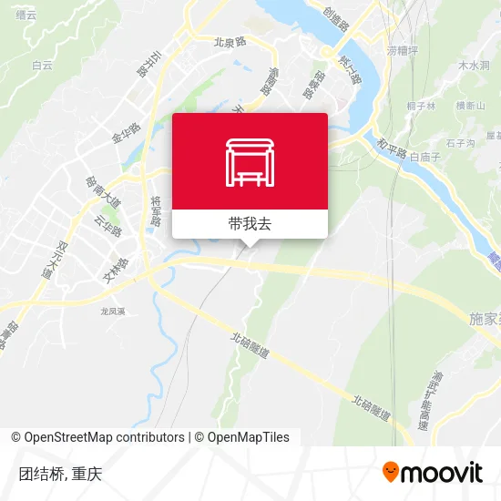 团结桥地图
