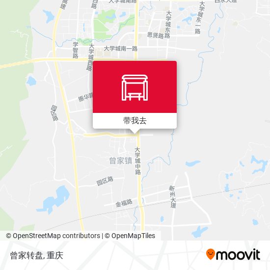 曾家转盘地图