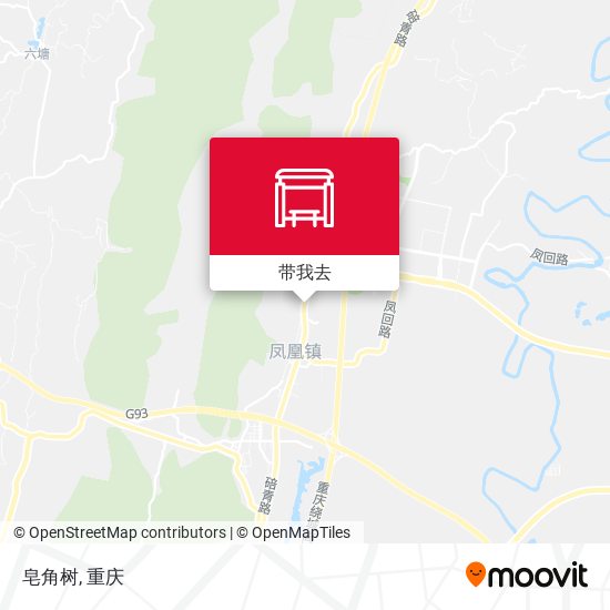 皂角树地图