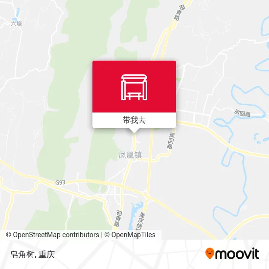 皂角树地图