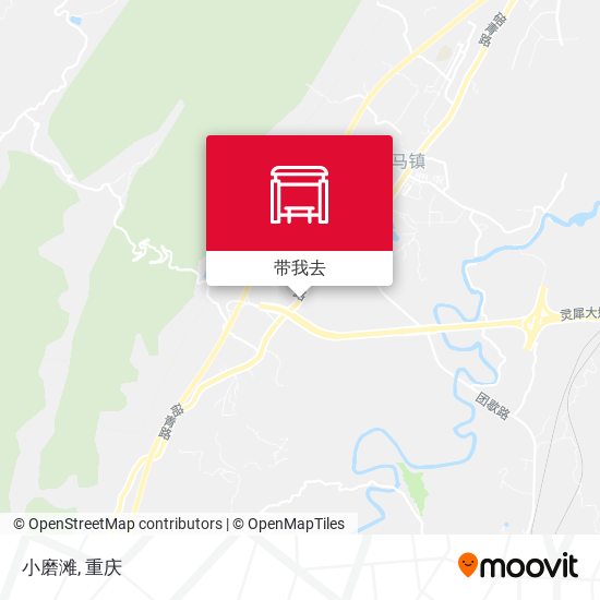 小磨滩地图