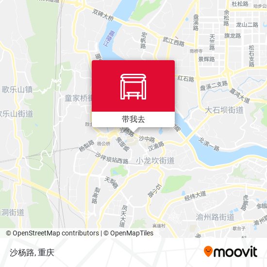 沙杨路地图